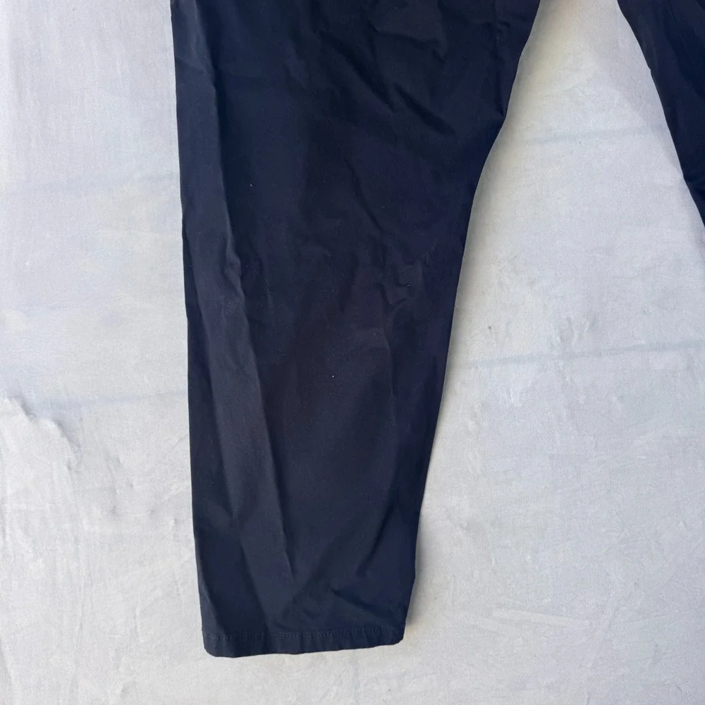 Chaps Chino Pants Mens 50x30 Navy Blue Cotton Stretch Slim Fit Straight Leg